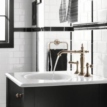 Artifacts Bathroom Faucet (Spout & Lever Design)
