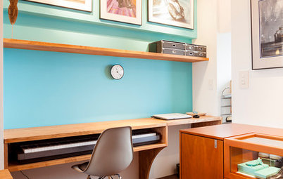 家の中のちょっとした空間に、小さなホームオフィスを