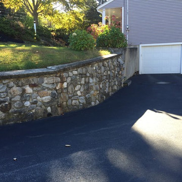North Andover MA retaining wall