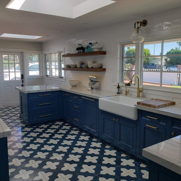 Kitchen and complete room addition and remodel, La Jolla.