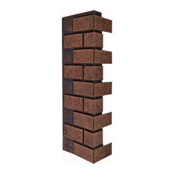 176-33-NEW YORK BRICK CORNER - 33"H X 8"W X 3/4"D - Wall Panels