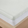 Clean Spaces 3" Green Tea Mattress Topper, Cooling Removable Cover, Full