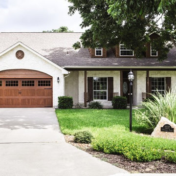 Faux wood - Fiberglass Exterior Garage Doors