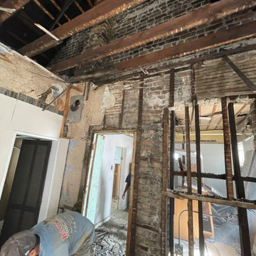 Bridgeport  Rear unit rehab and basement underpinning