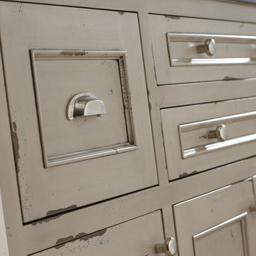 Heritage Paint Kitchen Island