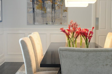 Dining room - traditional dining room idea in Los Angeles