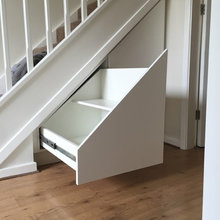 Bespoke Under Stairs Storage Drawers Contemporary Staircase