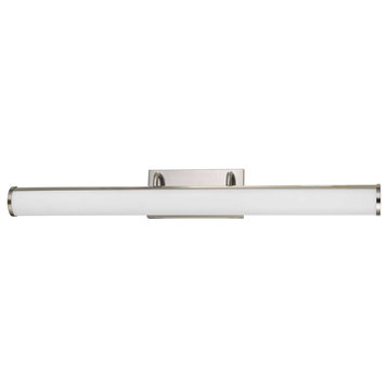 Cal Lighting LA-8604-L 1 Light 36"W Integrated LED Bath Bar - Brushed Steel