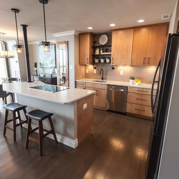 Warm Modern Meets Sophisticated Industrial