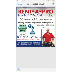 Rent-A-Pro Handyman & Home Improvement Service LLC