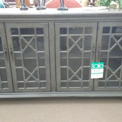 4 Door Media Credenza - Accent Chests And Cabinets