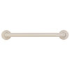 16 Inch Grab Bars in Biscuit, Non-slip Anti-microbial Grab Bars for the Shower
