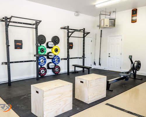 Modern Home Gym Design Ideas, Pictures, Remodel & Decor