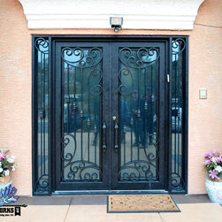 Iron Entry Doors with panels - Front Doors