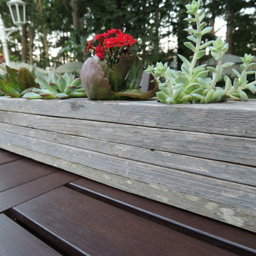 LeBrun Designs - Reclaimed Cypress Succulent Planters and Candle Holders
