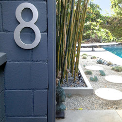 MODERN 16" LIGHTED LED HOUSE NUMBERS by Luxello LED - House Numbers