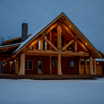 The Alberta Ranch Post & Beam Design