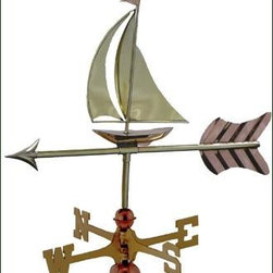 Sailboat Garden Weathervane - Weather Vanes