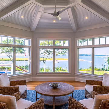 Beach Style Sunroom