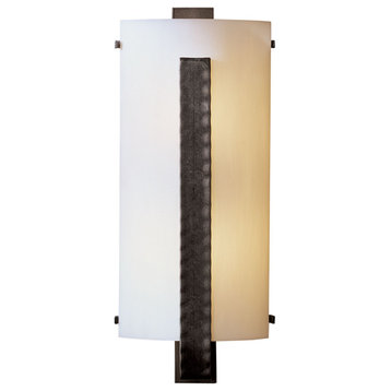Hubbardton Forge 206729-1002 Forged Vertical Bar Sconce in Dark Smoke