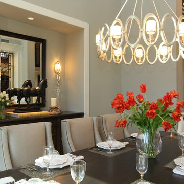 Robeson Design Dining Room Built in Storage Solutions