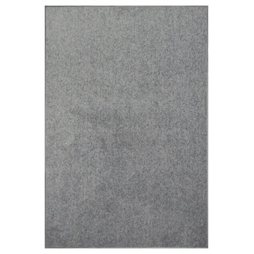 Furnish My Place Grey 3' x 5' Solid Color Rug Made In Usa