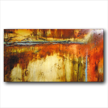 Modern, Abstract, Canvas Painting, Wall Art,  HUGE!  60 X 30 inch  Ready to Hang
