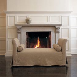 Left Bank Settee - Indoor Chaise Lounge Chairs