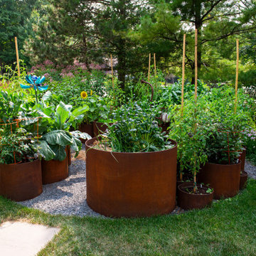 Contemporary Vegetable Garden - Brookfield, WI
