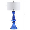 Madeline 35" Curved Glass Table Lamp