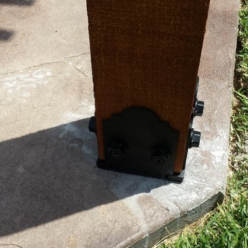 Black Post Base