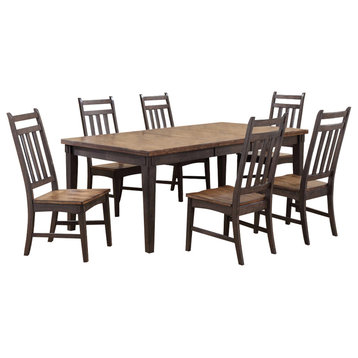 Fisher 7 Piece Solid Wood Dining Set