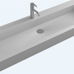 Bologna Rectangular Wall Hung Sink - Bathroom Sinks