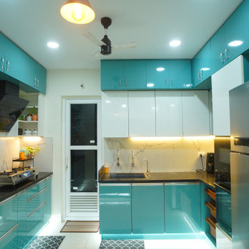 Modular Kitchen - Aparna Sarovar Zenith - 3bhk