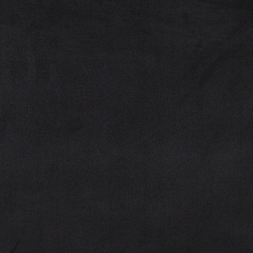 Black Microsuede Suede Upholstery Fabric By The Yard