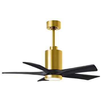 MFan 42"Ceiling Fan from the Patricia collection in Brushed Brass finish