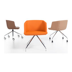 Geo 4-Ways Swivel Armchair by B&T - Dining Chairs