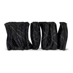 MONOCHROME FAUX-MARBLE Sideboard - Accent Chests And Cabinets
