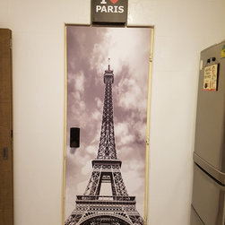 &ldquo;Paris Eiffel Tower" Bomb Shelter Door Art - Home Accessories & Decor