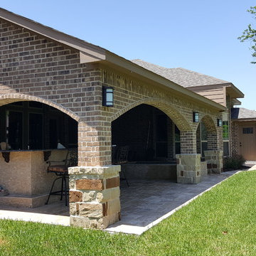 PATIO COVER - CUSTOM SPA - OUTDOOR KITCHEN - OUTDOOR RESTROOM