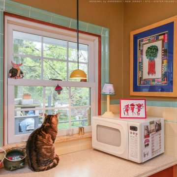 New Window in Vibrant Kitchen - Renewal by Andersen New Jersey & NYC
