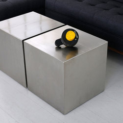 Stainless Steel Cube - Coffee Tables