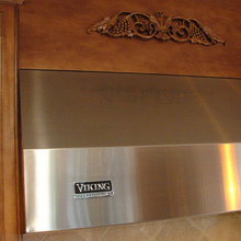 decorations to wood cabinets