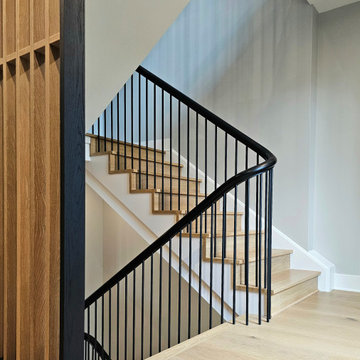Project #115 | Staircase with Continuous Rail System Without Newels