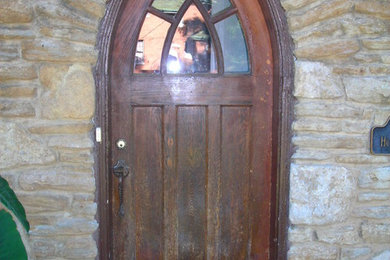 Historic Arched Oak Door