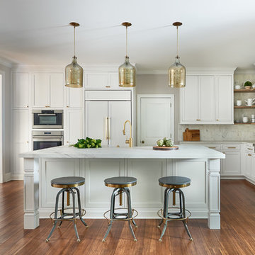 Crown Colony Project | Contemporary Bright White Kitchen Remodel