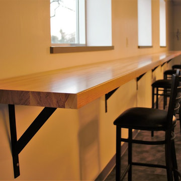Butcher Block Bar Rail Commercial Church