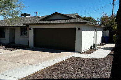 Inspiration for a transitional garage remodel in Phoenix