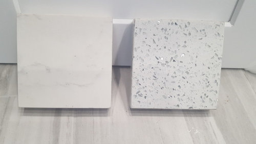 Please Help With Quartz Counter Color, White Sparkle Quartz Countertops With Cabinets