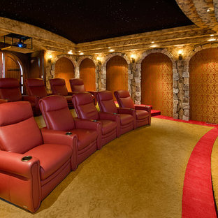 Traditional home cinema in Sacramento.